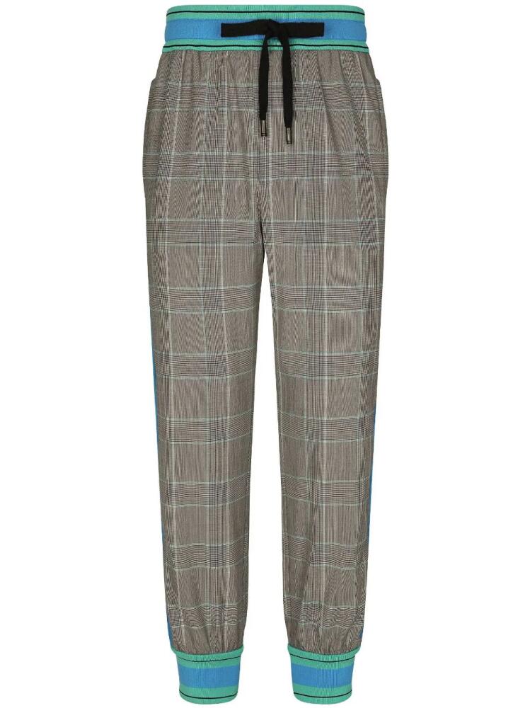 Dolce & Gabbana tartan joggers trousers - Green Cover