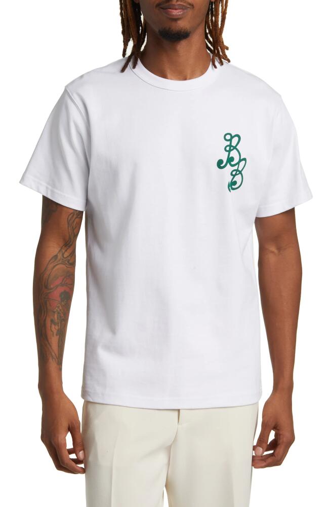 BOGEY BOYS Essential Cotton Logo T-Shirt in White Cover