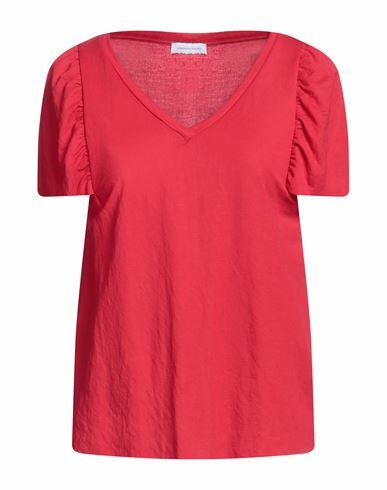 Diana Gallesi Woman T-shirt Red Viscose, Polyamide Cover