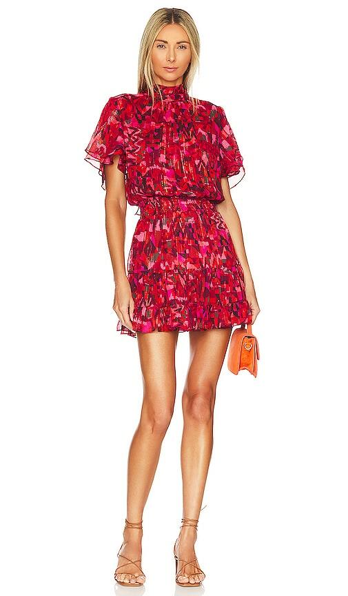 MISA Los Angeles Saffie Dress in Red Cover