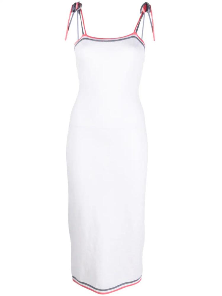 FENDI monogram midi dress - White Cover