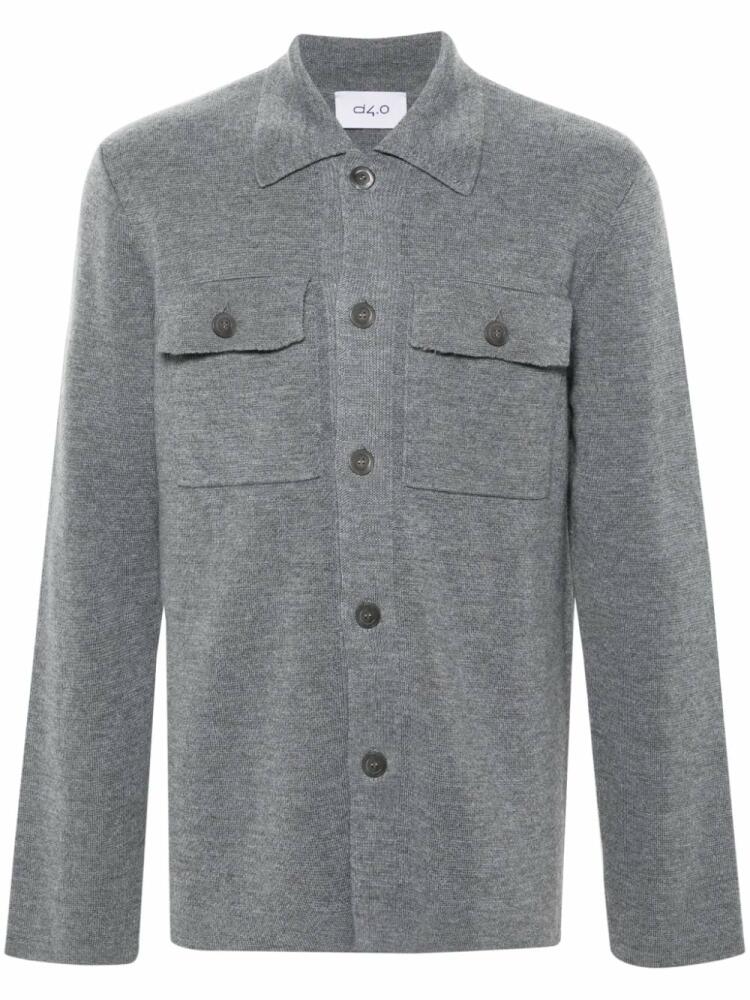 D4.0 knitted shirt - Grey Cover