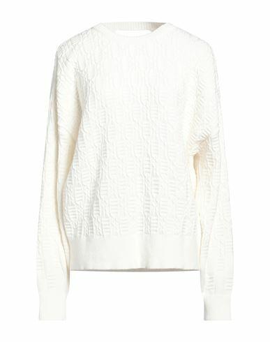 Akep Woman Sweater White Viscose, Polyester, Polyamide Cover