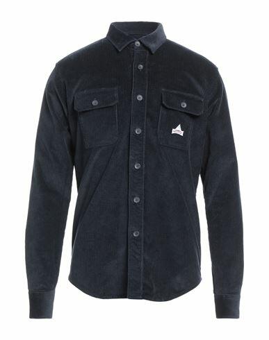 Holubar Man Shirt Midnight blue Cotton, Elastane Cover