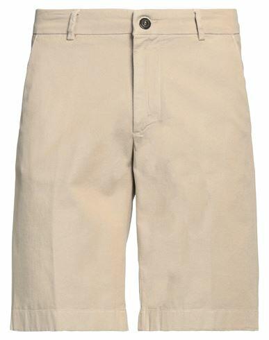 Trussardi Man Shorts & Bermuda Shorts Beige Cotton, Elastane Cover