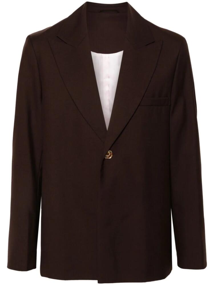 Séfr Seydou blazer - Brown Cover