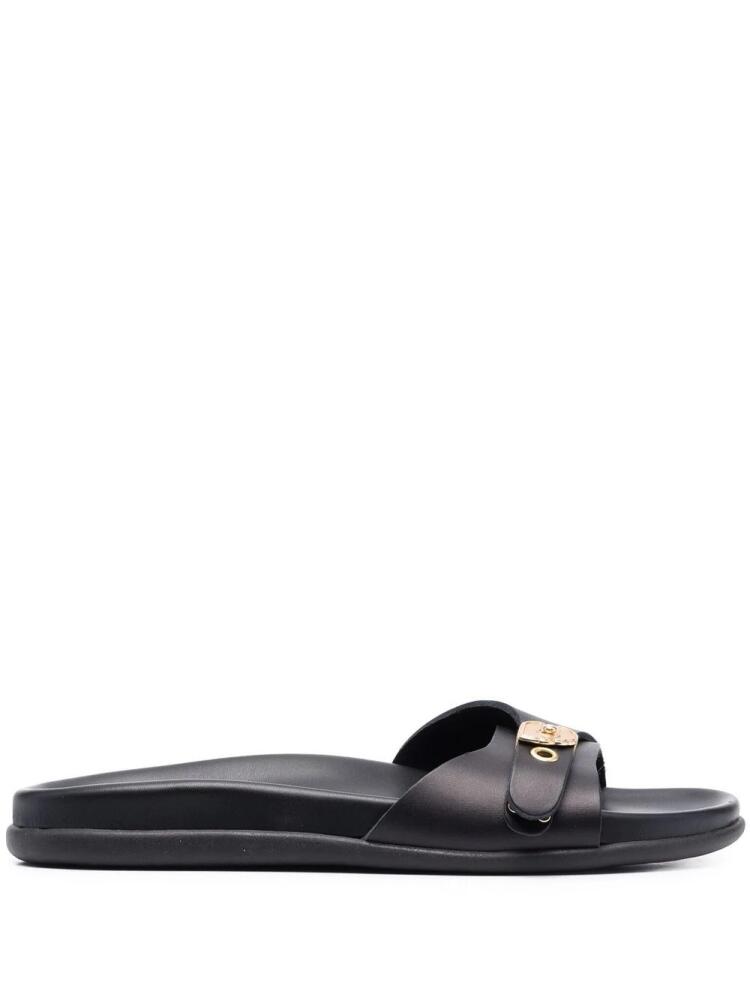 Ancient Greek Sandals Odi open-toe slides - Black Cover