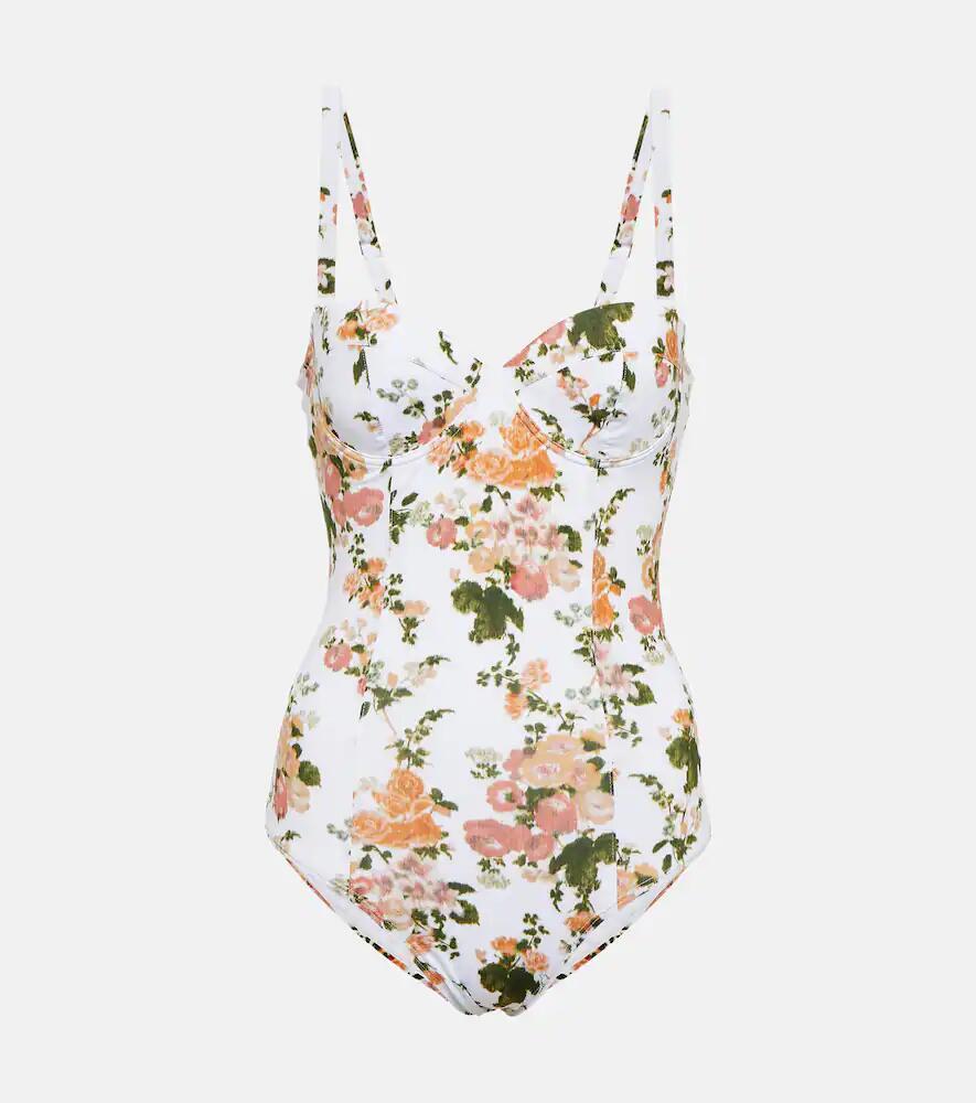 Erdem Amilia floral swimsuit Cover