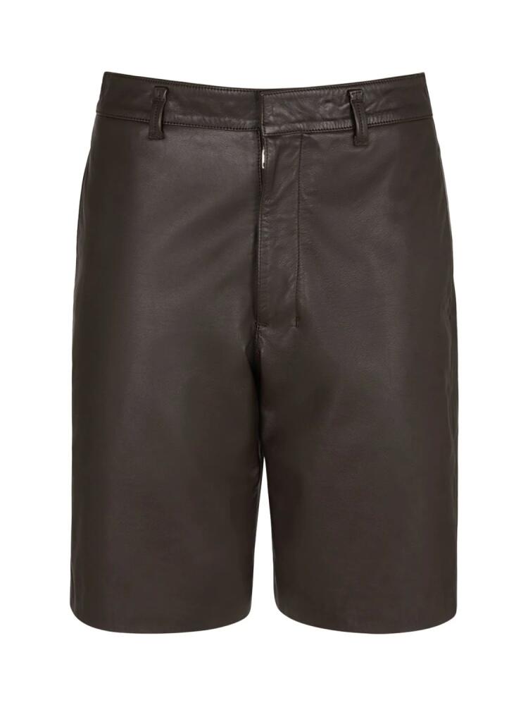 LEMAIRE Leather Shorts Cover