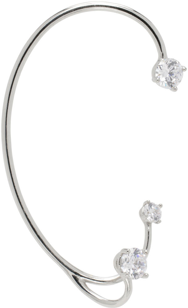 Panconesi Silver Three Point Single Ear Cuff Cover