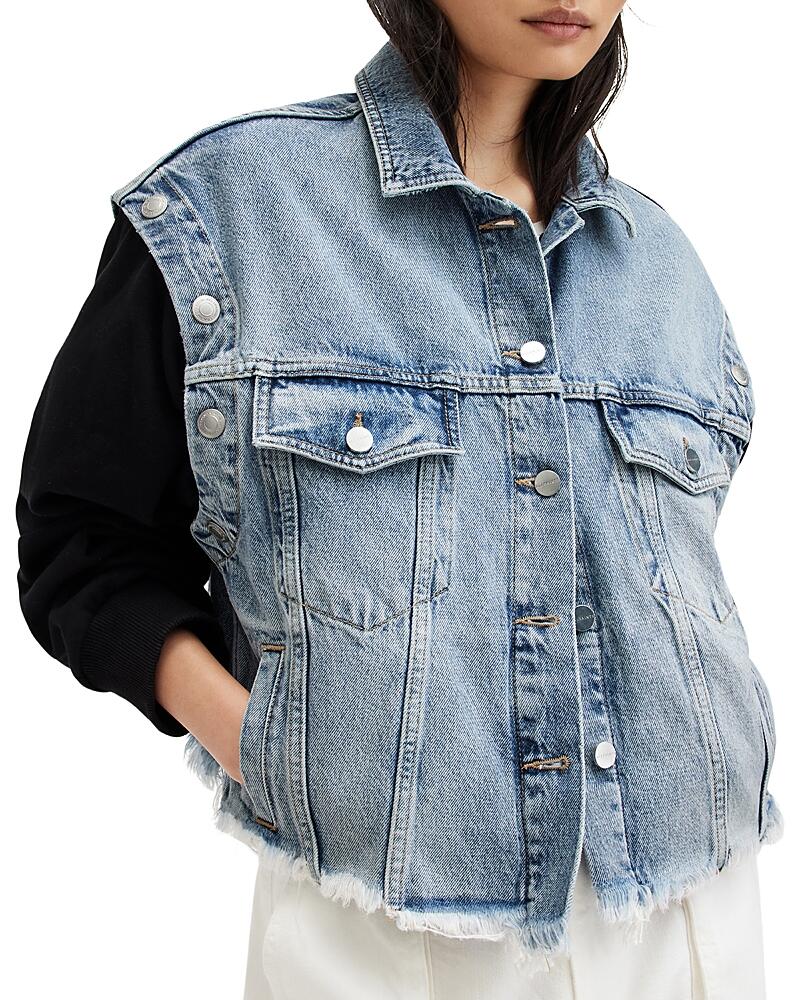 Allsaints Chlo Denim Sweater Jacket Cover