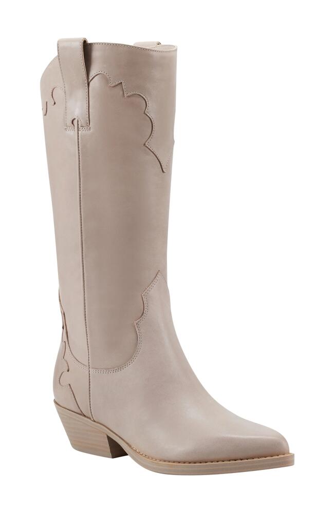 Marc Fisher LTD Hilaria Pointed Toe Western Boot in Taupe Cover