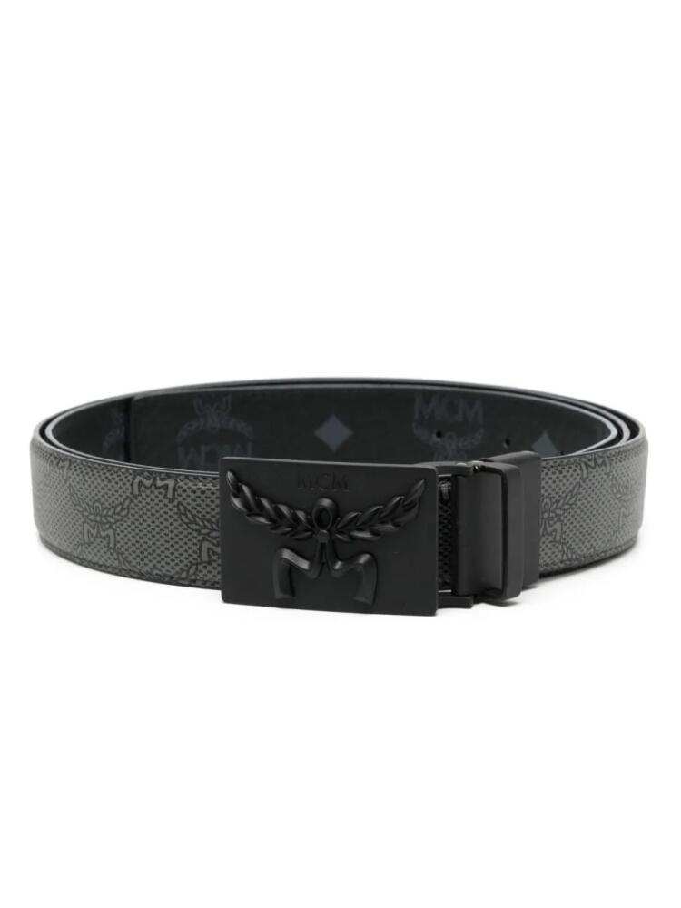 MCM Himmel reversible leather belt - Black Cover