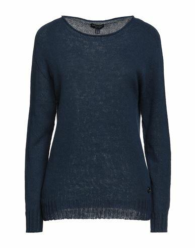 North Sails Woman Sweater Navy blue Linen Cover