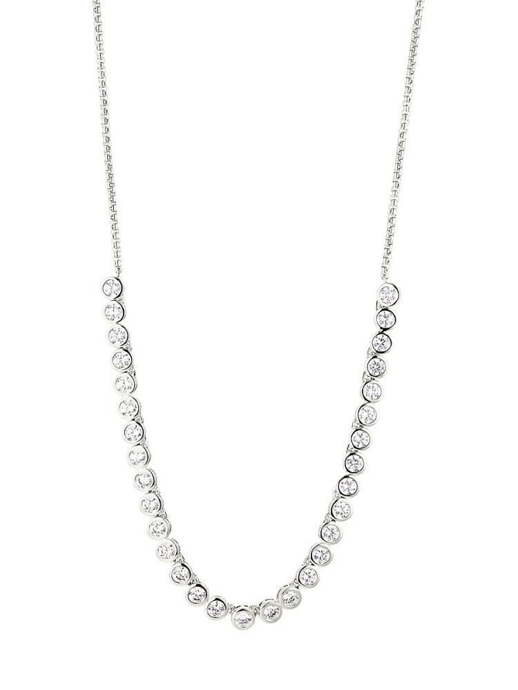 Adriana Orsini Women's Jordan Rhodium Plated Cubic Zirconia Necklace Cover