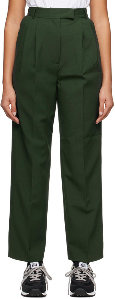 The Frankie Shop Green Bea Trousers Cover