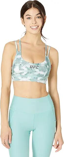 UFC Quartz Print Strappy Sports Bra (Slate Green) Women's Lingerie Cover