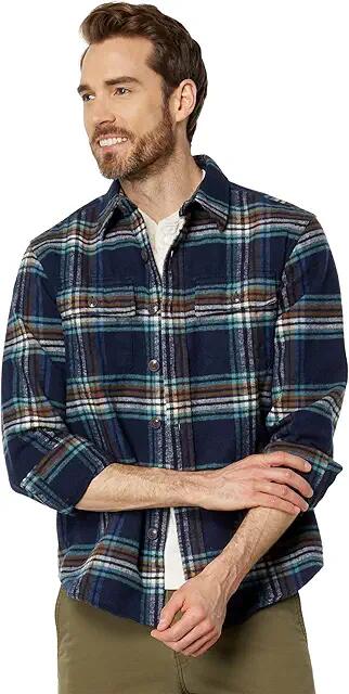 L.L.Bean Signature Chamois Print (Navy Plaid) Men's Clothing Cover