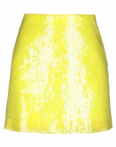 Alberta Ferretti Woman Mini skirt Yellow Polyester Cover