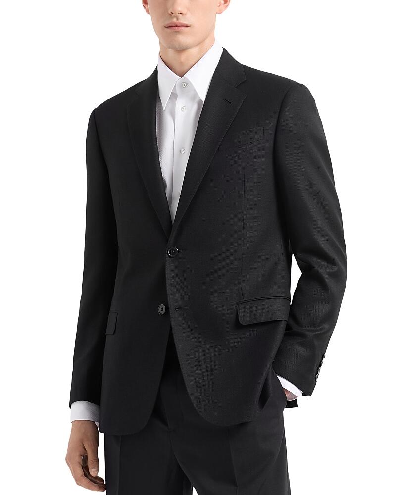 Emporio Armani Single Breasted Notch Lapel Blazer Cover