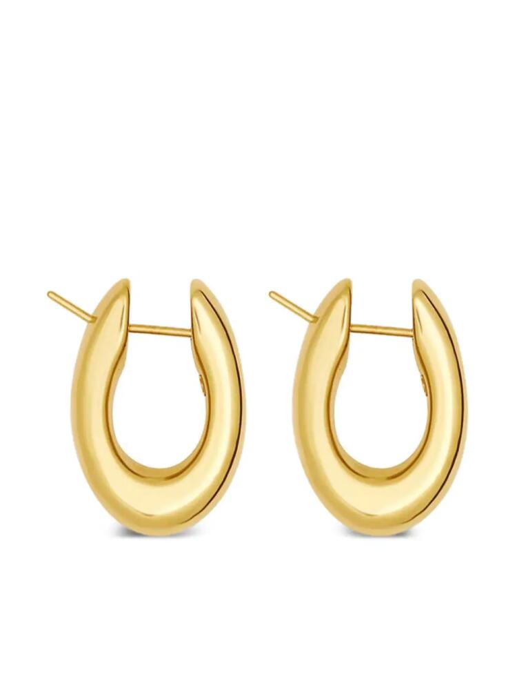 Jewels Aficionado 18kt yellow gold oval-hoop earrings Cover