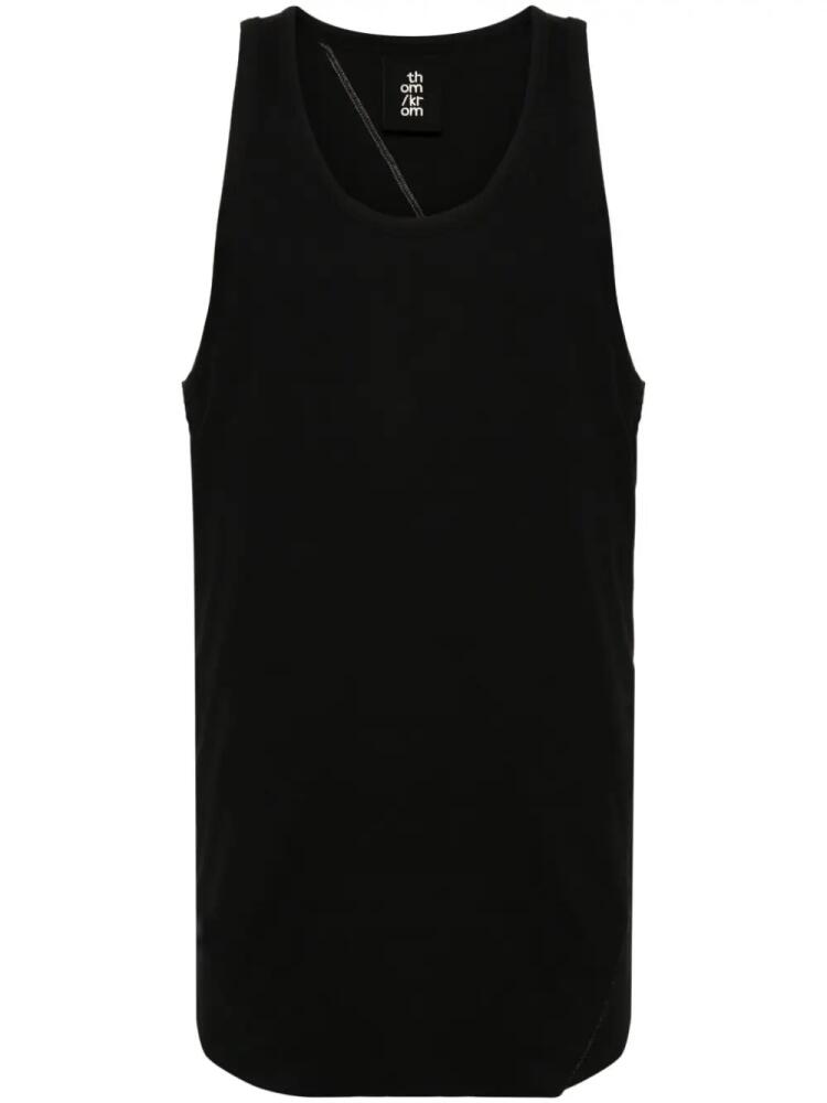 Thom Krom seam-detail top - Black Cover