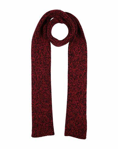 Maison Kitsuné Man Scarf Red Virgin Wool Cover