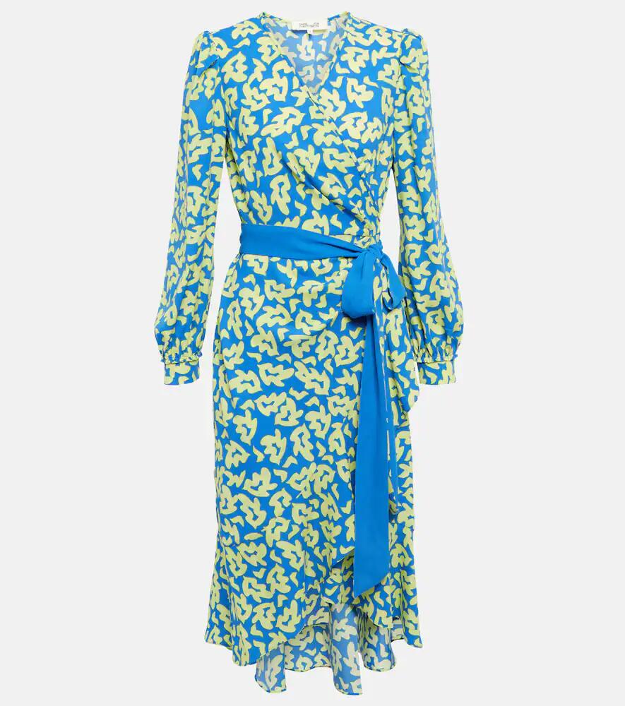 Diane von Furstenberg Printed tie-waist midi dress Cover