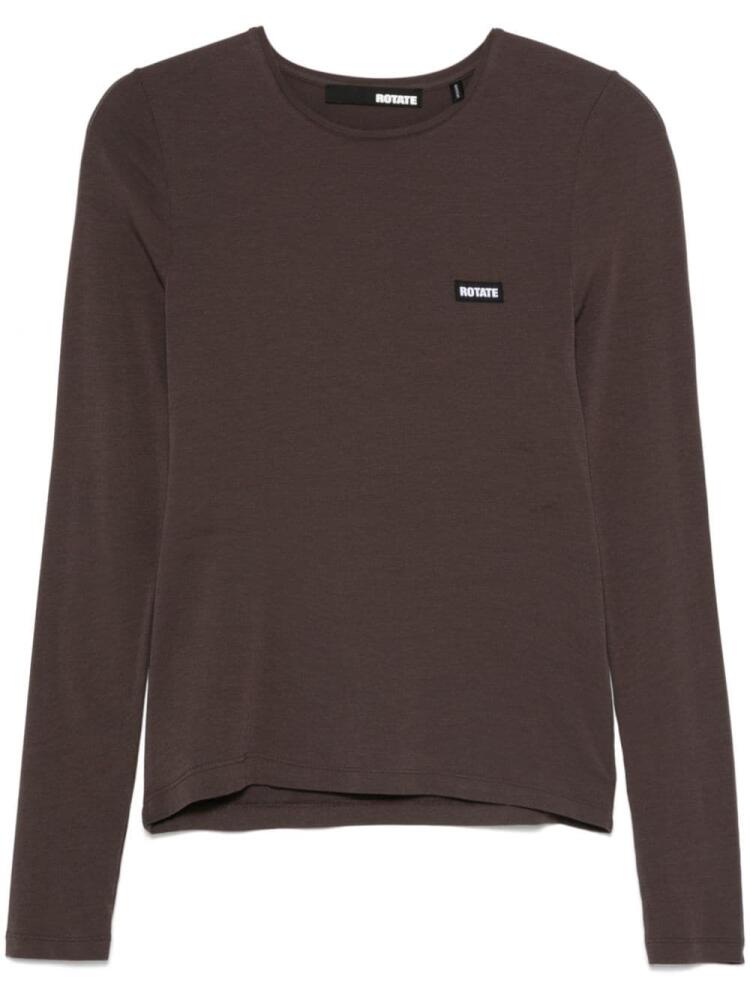 ROTATE BIRGER CHRISTENSEN Zildu T-shirt - Brown Cover