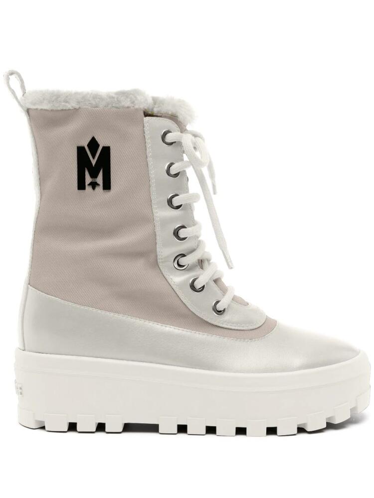 Mackage Hero shearling ankle boots - White Cover