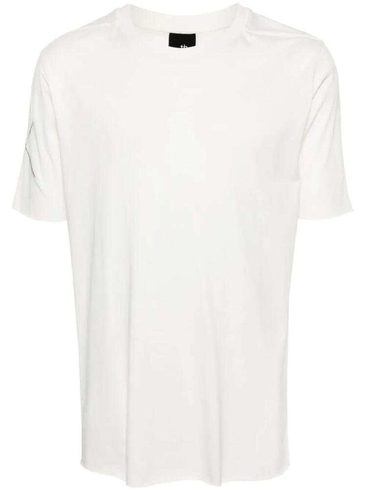 Thom Krom embroidered-motif T-shirt - Neutrals Cover