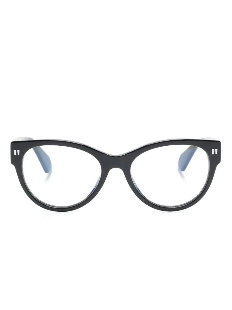 Off-White Eyewear logo-engraved glasses - Black Cover