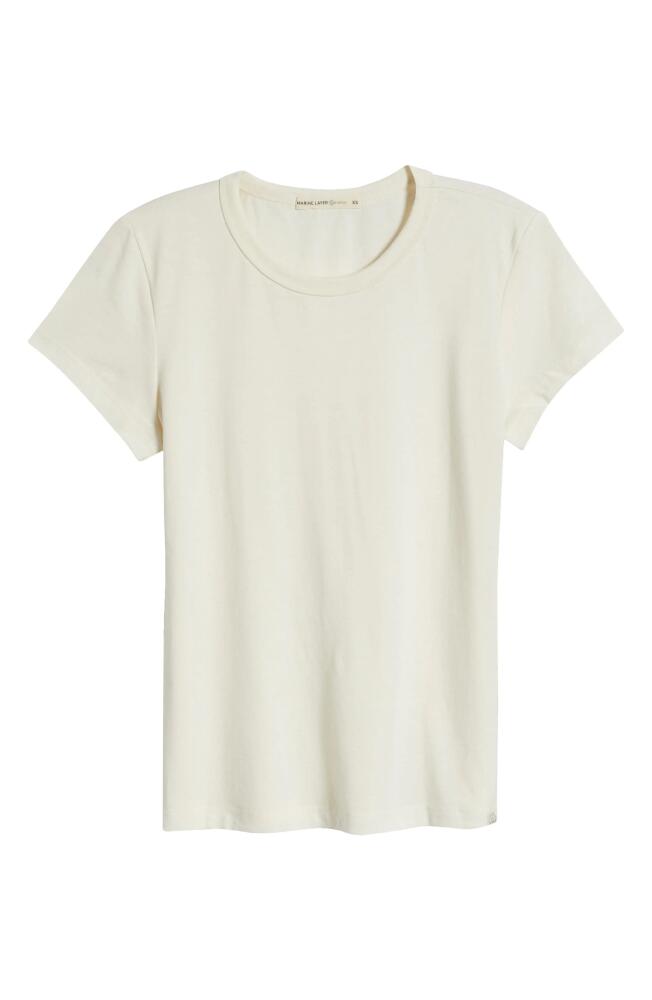 Marine Layer Re-Spun Signature Crewneck T-Shirt in Natural Cover