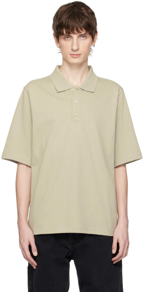 Filippa K Taupe Boxy Polo Cover