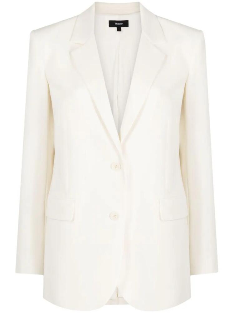 Theory single-breasted blazer - Neutrals Cover