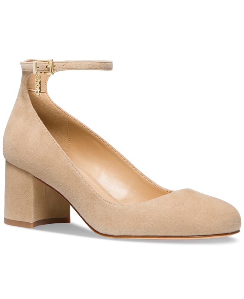 Michael Michael Kors Perla Ankle-Strap Pumps - Camel Cover