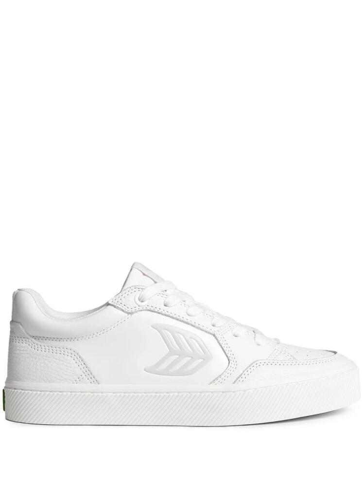 Cariuma Vallely logo-detail leather sneakers - White Cover