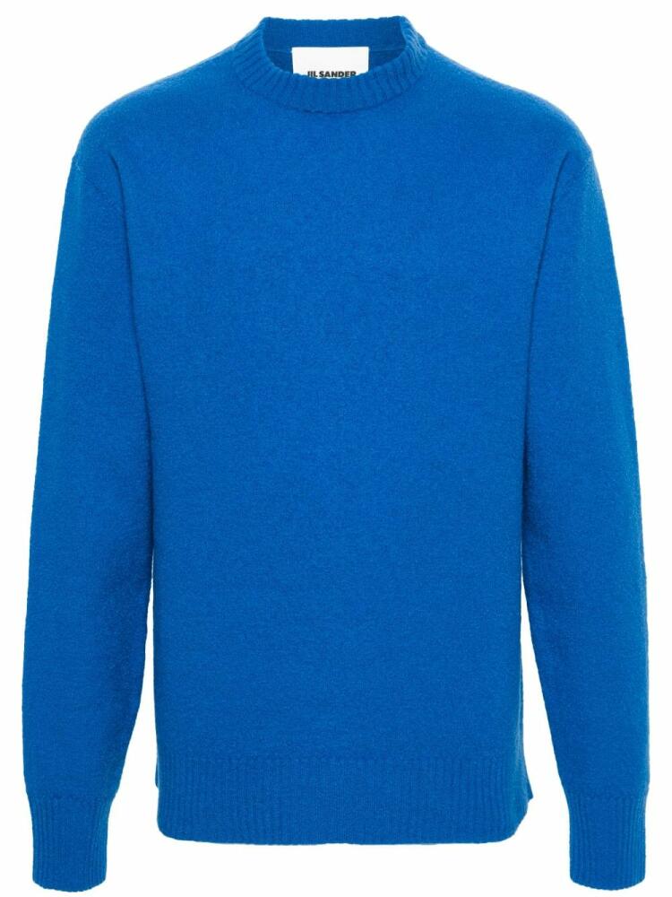 Jil Sander crew-neck wool jumper - Blue Cover