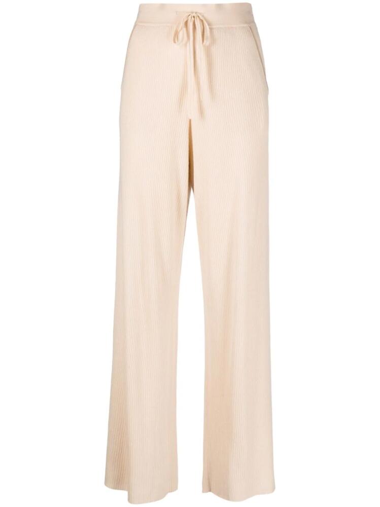 Max & Moi ribbed wide-leg trousers - Neutrals Cover