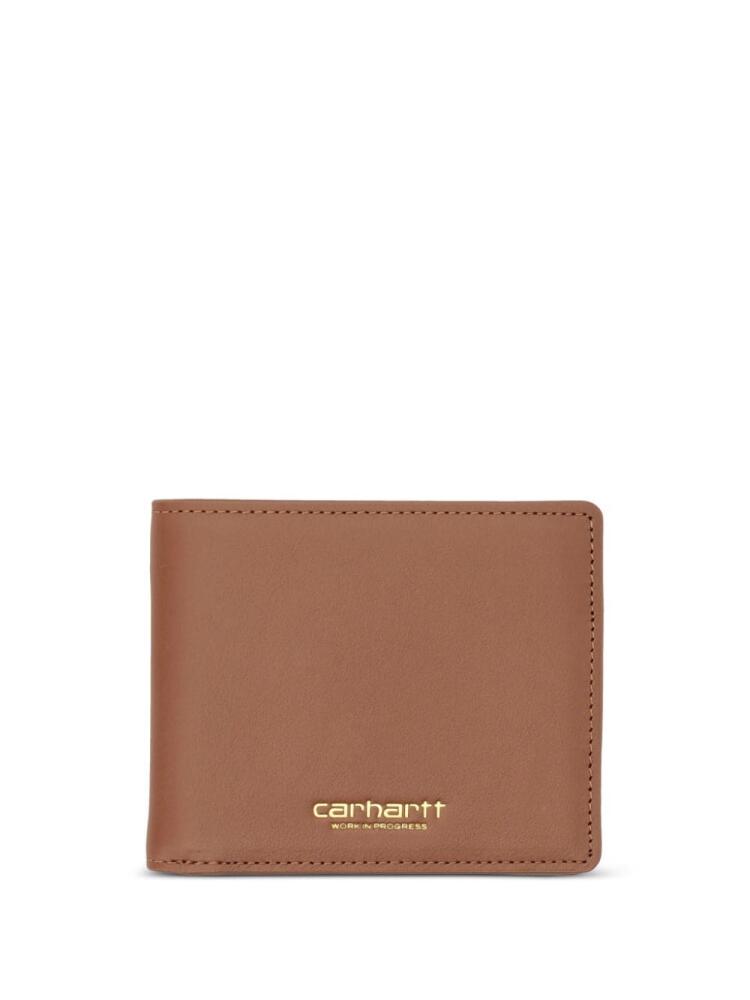 Carhartt WIP Vegas Billfold leather wallet - Brown Cover