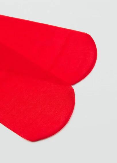 MANGO - Pack of 2 veiled socks red - One size - Women Cover