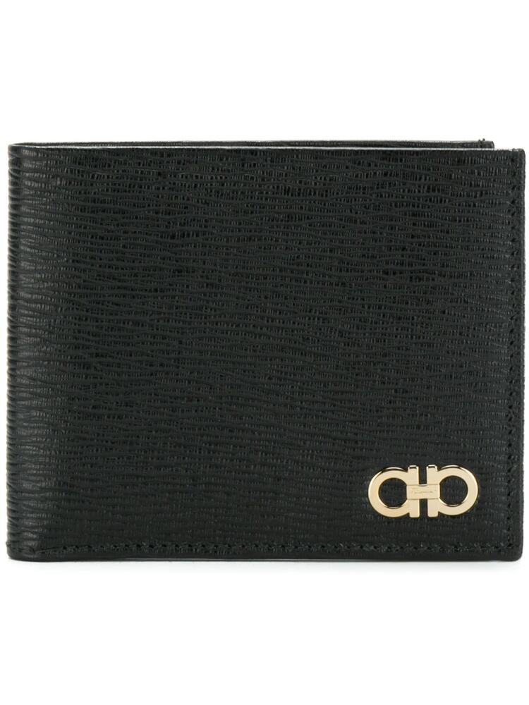 Ferragamo Gancini bi-fold wallet - Black Cover