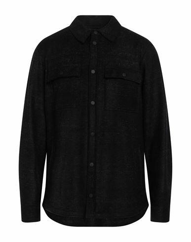 Lab. Pal Zileri Man Shirt Midnight blue Acrylic, Wool, Polyamide Cover