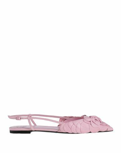 Valentino Garavani Woman Ballet flats Pink Soft Leather Cover