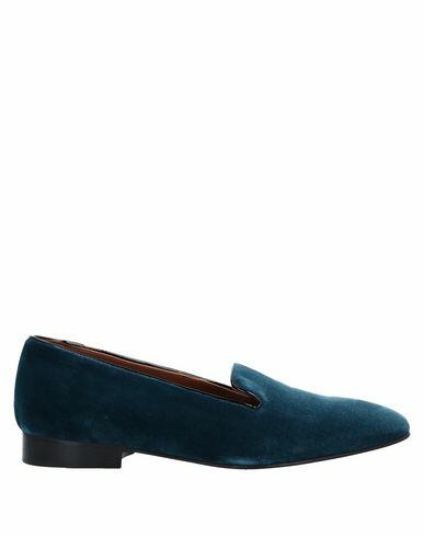 L' Autre Chose Woman Loafers Deep jade Textile fibers Cover