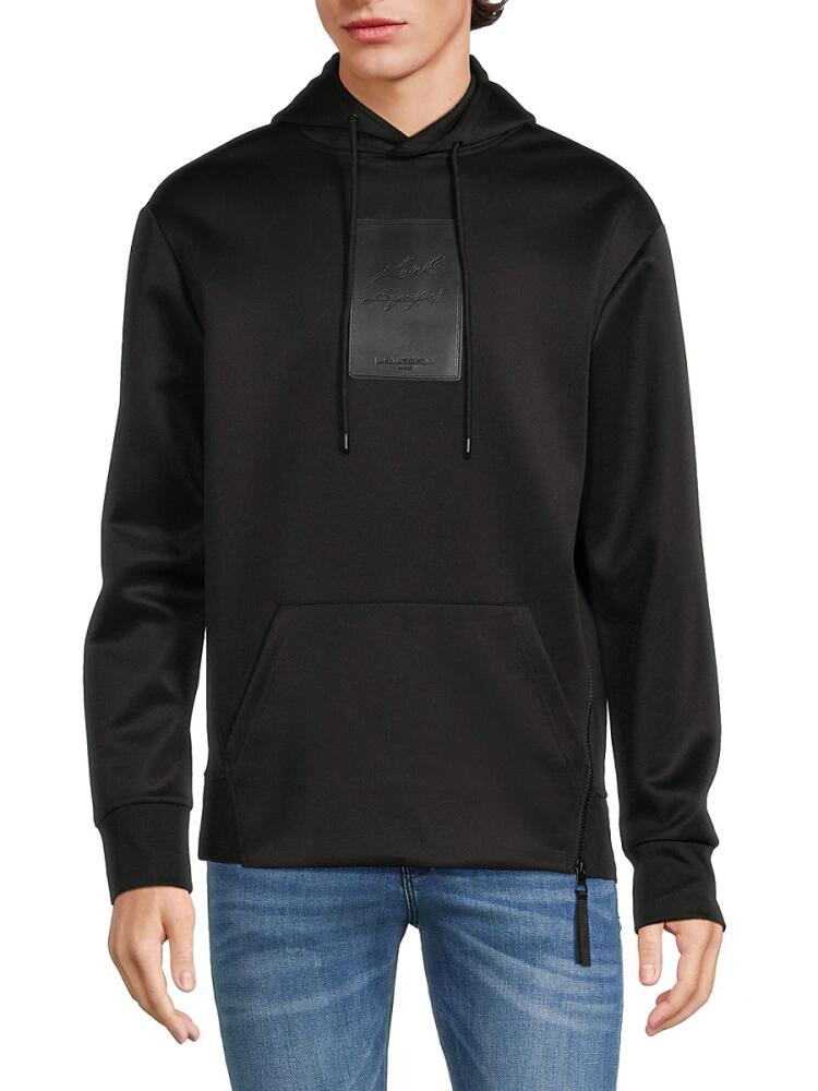 Karl Lagerfeld Paris Men's Logo Hoodie - Black Cover