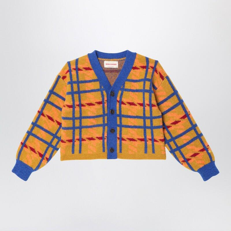 Bobo Choses Cardigan with Madras check pattern Cover