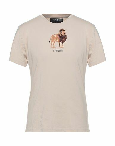 Hydrogen Man T-shirt Beige Cotton Cover