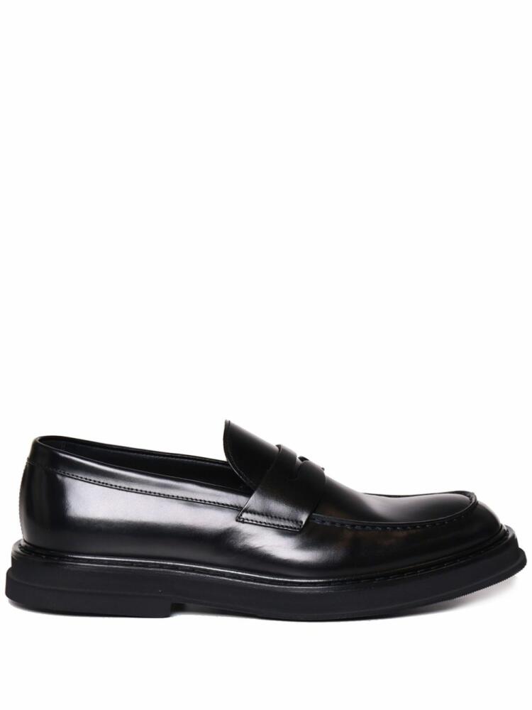 Doucal's leather loafers - Black Cover