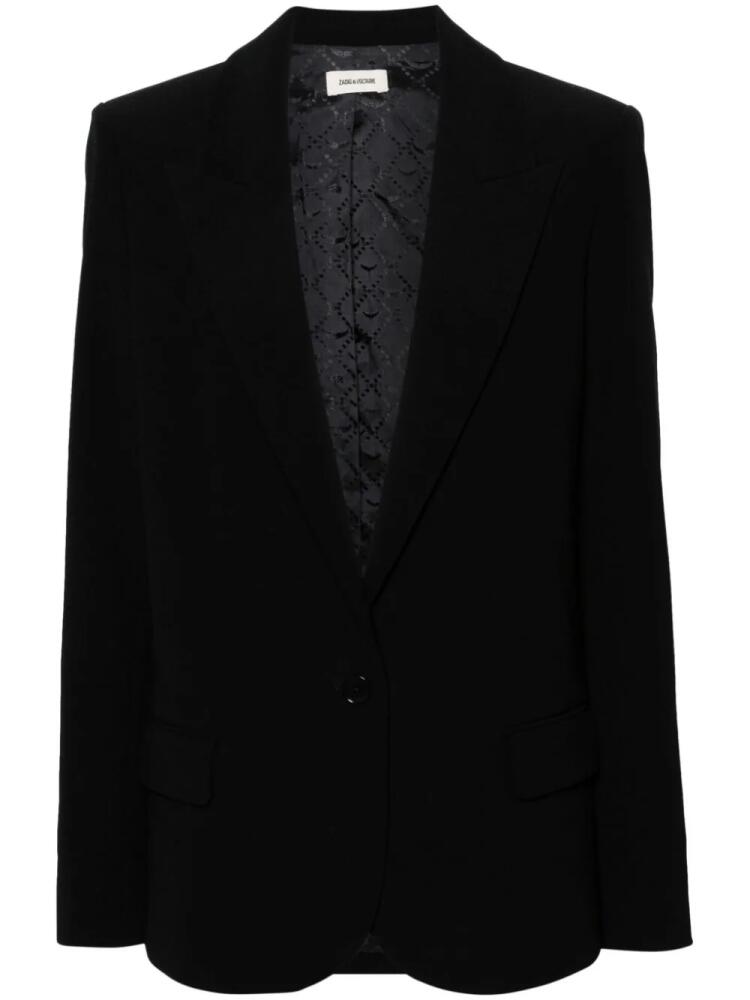 Zadig&Voltaire Voyage single-breasted blazer - Black Cover